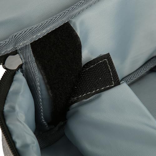 Funda de viaje para proyector Qinlorgo, bolsa de almacenamiento con bolsillo interior para ajuste seguro, nailon resistente para la mayoría de los proyectores y accesorios, 13,6 x 7,9 x 4 pulgadas miniatura 3