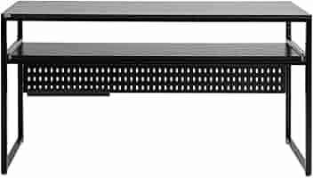 Amazon | ブラック x 1台 LYYL 88鍵盤対応 DTMデスク MD1560