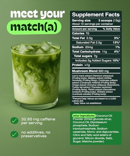 Té Matcha Bag 5.3 oz con Hongos Adaptogénicos miniatura 2