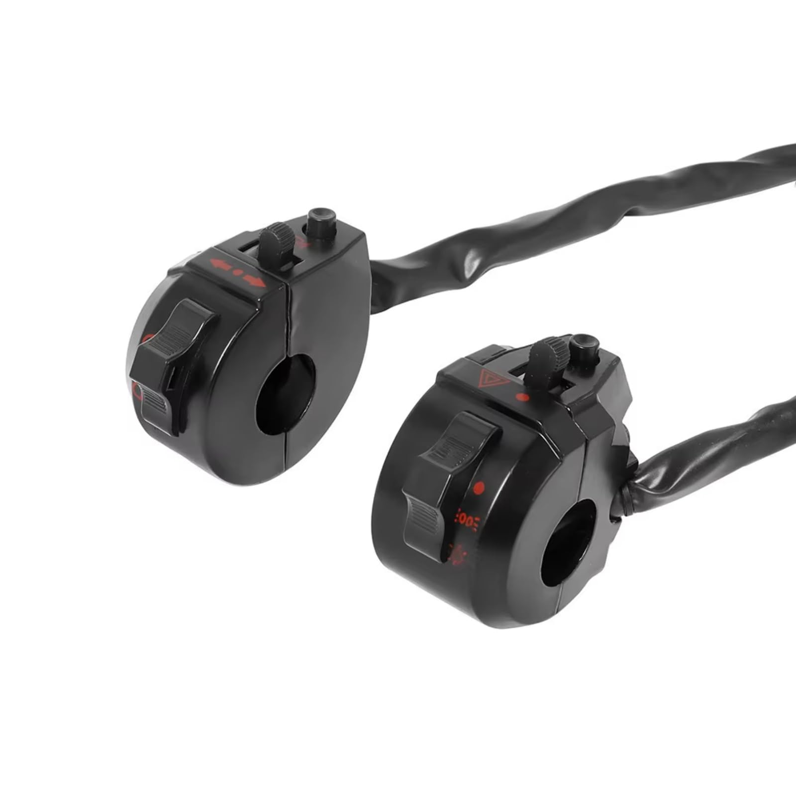 Interruttore Di Comando Per Manubrio Moto Da 22mm Per XL XR 250 400 600 Comandi Sinistro Destro Clacson Indicatori Direzione Fari Avviamento Elettrico Comando Manubrio(Left)