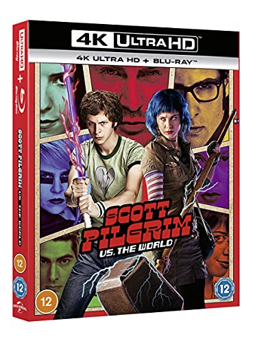 Película Blu-Ray Scott Pilgrim vs the World disco original importado Region Free 3