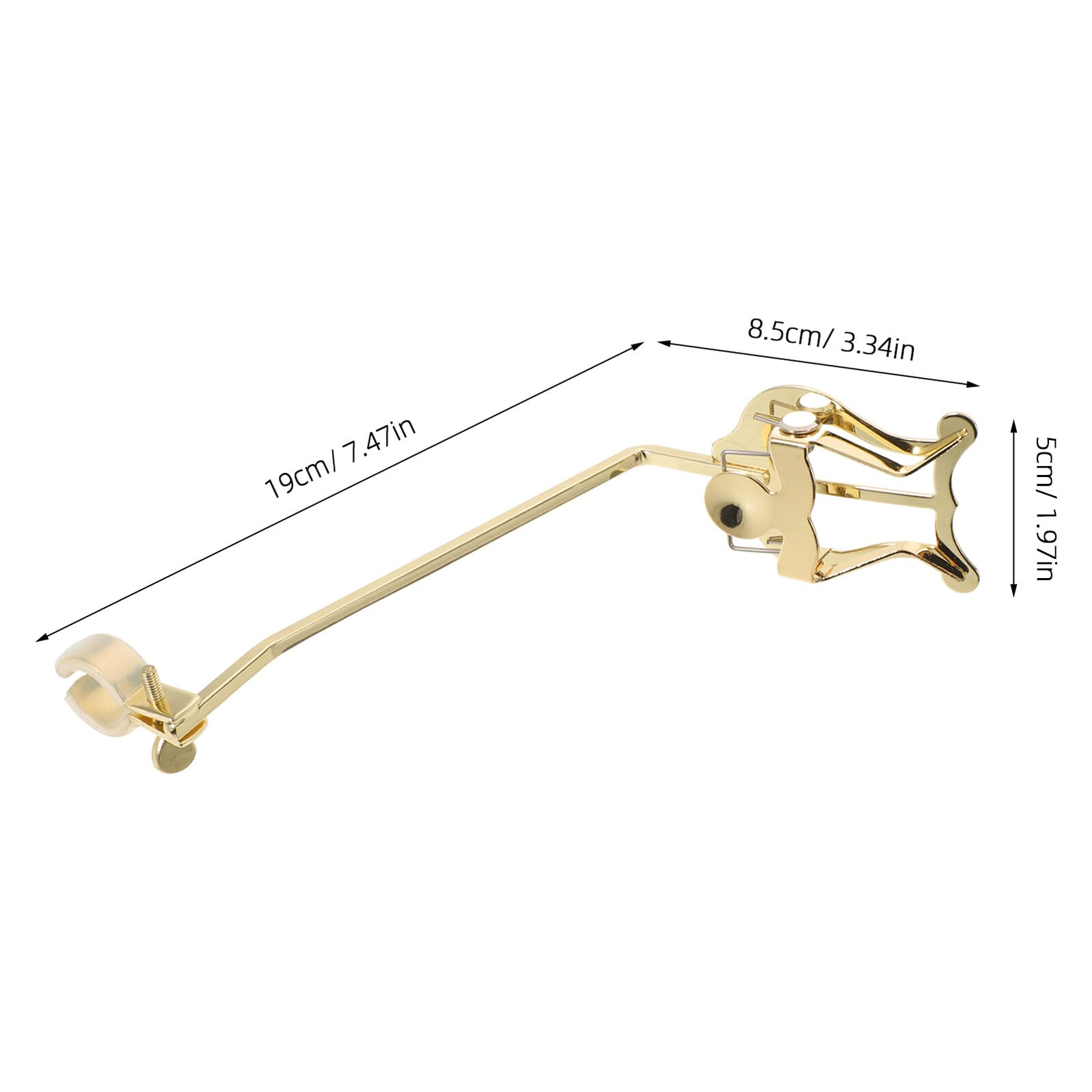 Clip para Partituras de Marcha para Trompa y Clarinete Abrazadera Metálica Resistente y Ligera Soporte para Trompeta Trombón y Saxofón Accesorio Portátil para Músicos al Aire