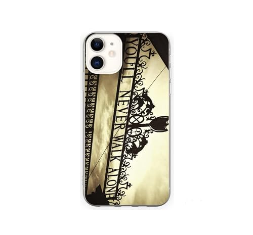 Image of Liverpool Anfield Gates Hard Silicone Rubber Phone Case Cover for iPhone 7 8 XR 11 12 13 14 15 SE (choose model in order detials) (iPhone 14)