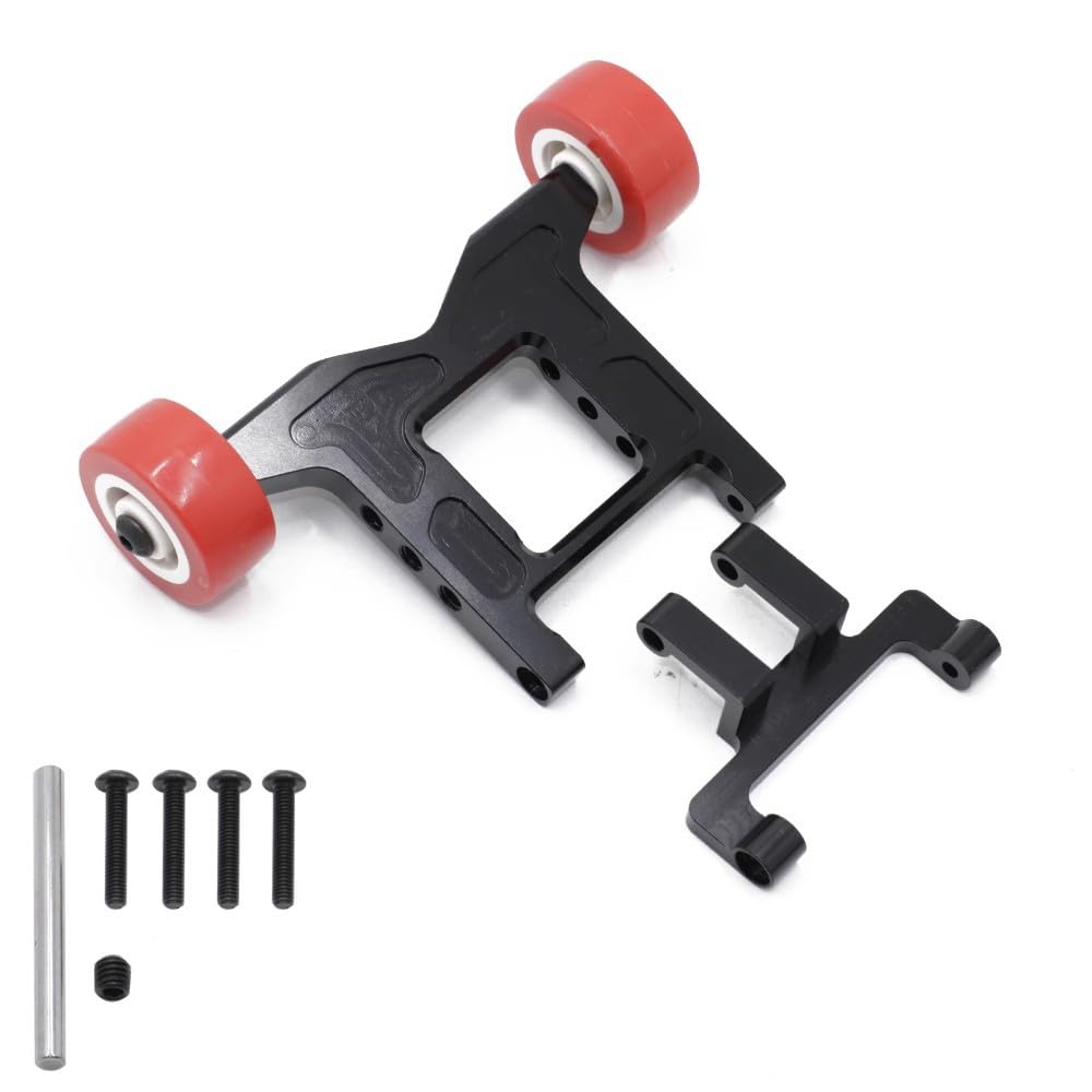 GYJSTBAJ Metal Wheelie Bar for Arrma 1/10 Granite Big Rock 4x4 3S BLX Mega550 Kraton Outcast 4x4 4S BLX RC Car Upgrade Parts(1 Set Black)