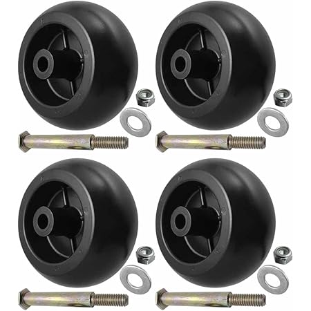 Husqvarna 46 In Mower Deck 4-Pack Husqvarna Mower Deck Wheels & Hardware Kit - Fits AYP/Sears Models, 5" Diameter Husqvarna 532130969 - Foto 3