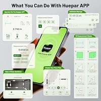 Huepar 120m Dual Laser Entfernungsmesser Mit Bluetooth, BLM-60G-BT – Ansicht 9