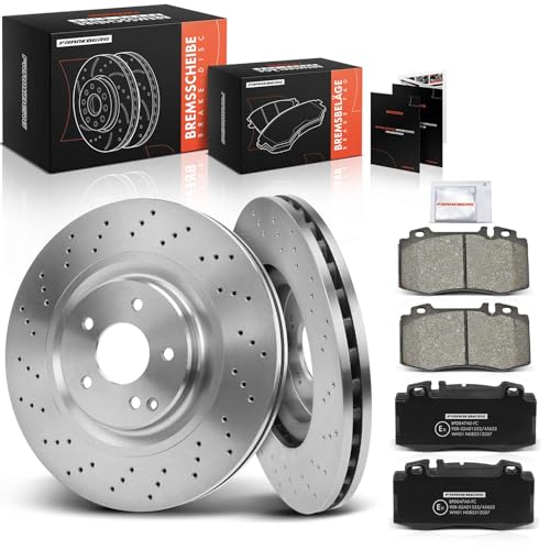 Image of Frankberg 2x Brake Disc + 4x Brake Pad Front Replace #0044200520