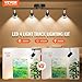 VEVOR 4-Light LED Track Lighting Kit, Ceiling Spot Light with Rotatable Light Arms and Heads, 24.8
