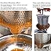 HCTOOL Honey Press Extractor Wax Machine Stainless Steel Honey Press Beeswax Machine Manual Large Bee Honey Presser Fruit Wine Press For Honey Wine Juice Vegetables Olive Oil Making