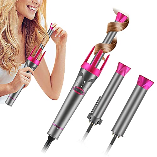 MKBOO Hair Curler,3 in 1 Curling Iron Wand Set Automatic Hair Curling Iron Wand 3 Barrels,Hair Curlers Rollers Hair Styling Kit with Different Wands Quick Heat Interchangeable Ceramic