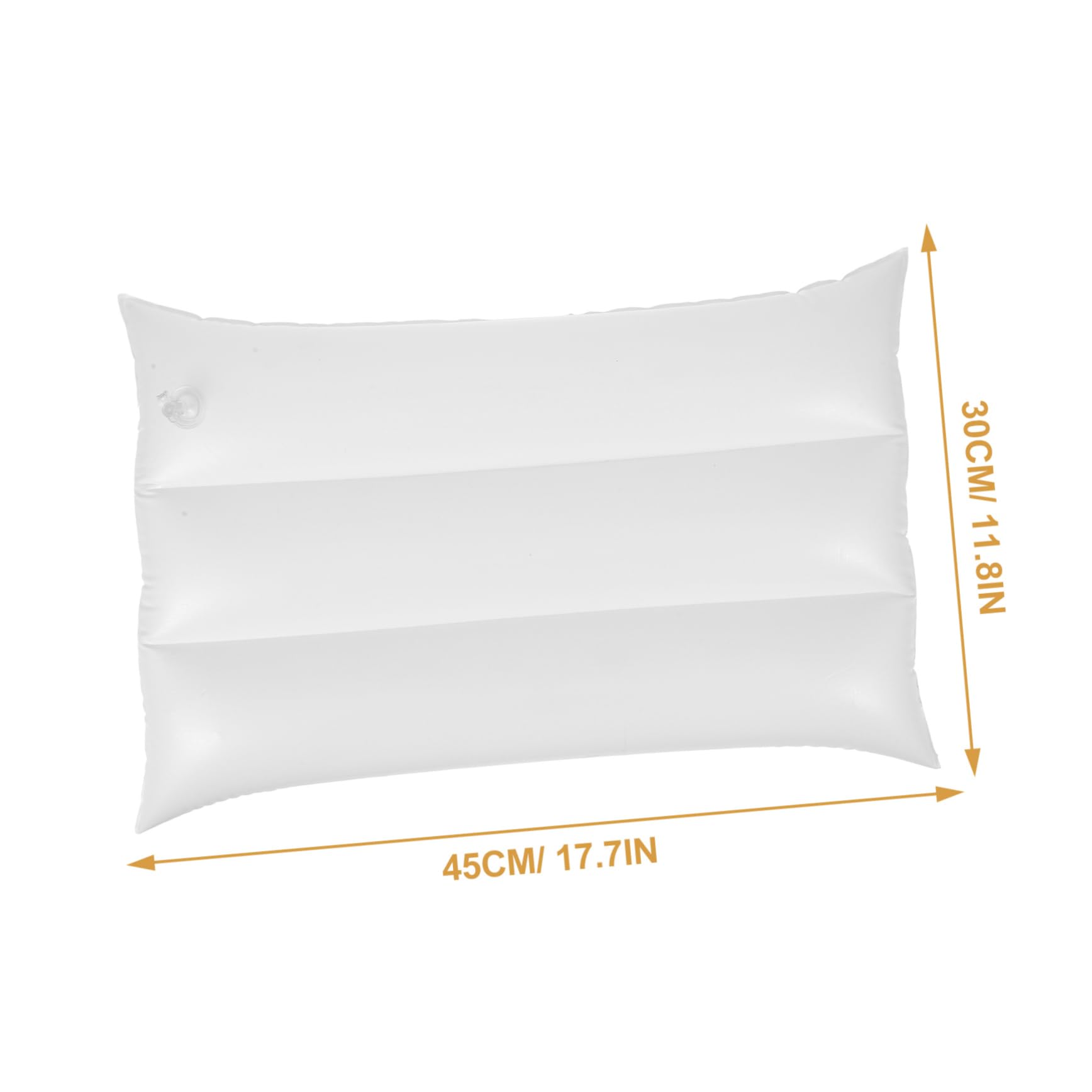 TOVINANNA Inflatable Pillow for Travel Portable Air Pillow Leg Pillow White Sleep Pillow Easy Inflate Design