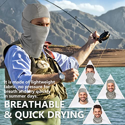 Image of Balaclava Ski Mask, Sun UV Protection Breathable Full Head Face Mask for Men Women Skiing Cycling