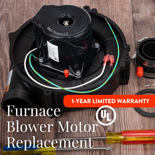 Furnace Blower Motor, Flue Draft Exhaust Inducer, Furnace Fan Vent, Motor Replacement Furnace Parts for A067, 66338, 333710-751, 329148-701, 3115 & Many More by B&C Ecom LLC