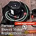 Furnace Blower Motor, Flue Draft Exhaust Inducer, Furnace Fan Vent, Motor Replacement Furnace Parts for A067, 66338, 333710-751, 329148-701, 3115 & Many More by B&C Ecom LLC