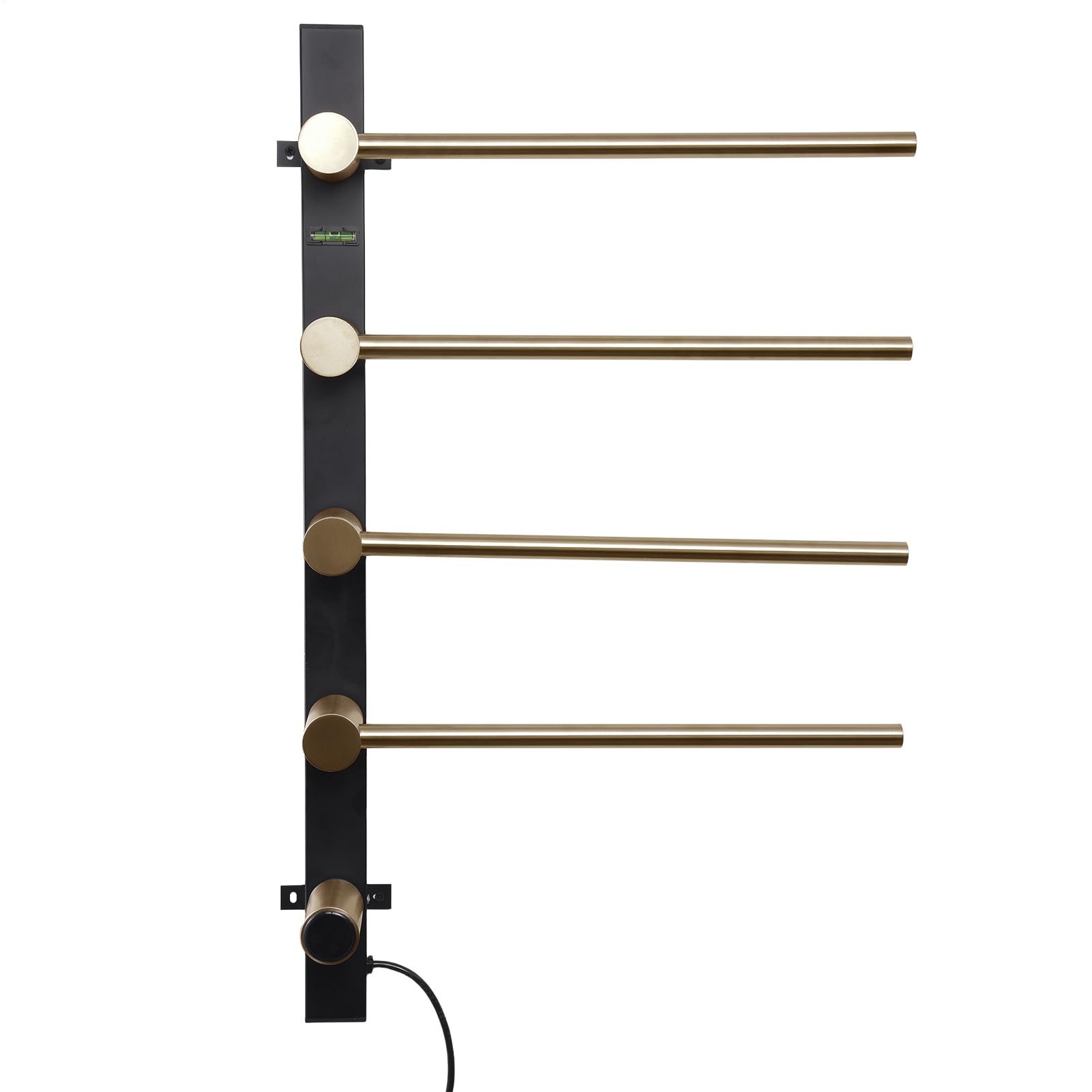 Bathroom Towel Warmer Rack - Wall Mounted Heated Towel Rack - Adjustable Temperature Towel Warmer with Display, Timer for Home, Gym, Apartment