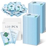 Siifert 150 Pcs Flushable Wipes Individually Wrapped Wet Wipes Toilet Travel Butt Wipes Flushable Ad