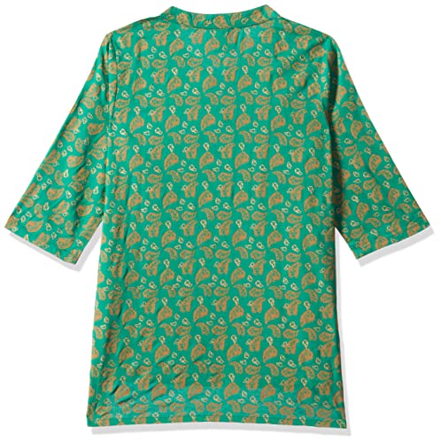 Image of Amazon Brand - Jam & Honey Girl's Cotton Regular Short Kurti