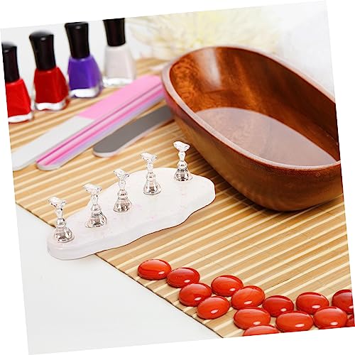 Set soporte para uñas de práctica de arte miniatura 6