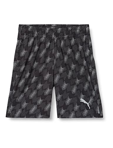 PUMA Jungen Active Sports Woven AOP Shorts B Gewebte Schwarz, 152