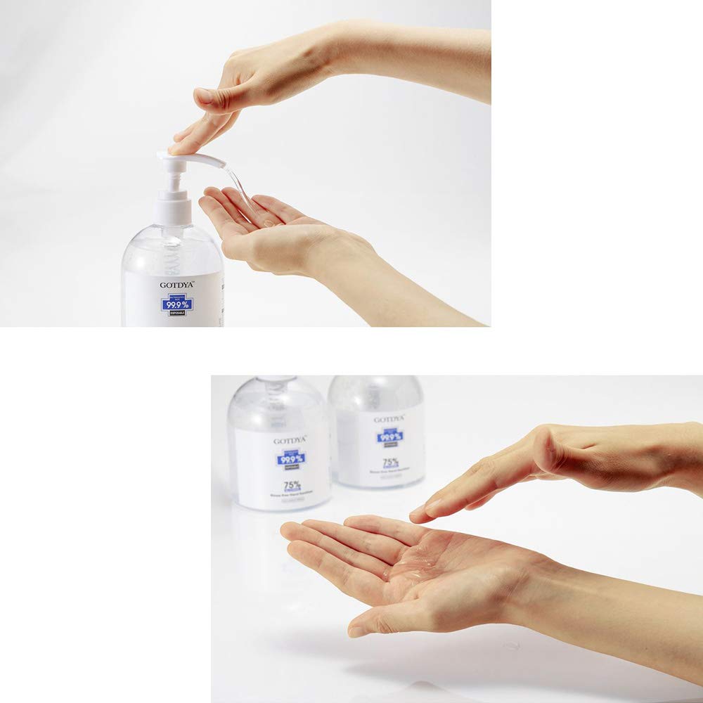 Amazon.co.jp: GOTDYA アルコール除菌 ハンドジェル ポンプ式ボトル