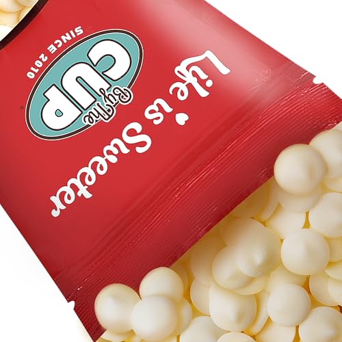 By The Cup White Chocolate Melting Wafers, 5 lb Bulk Bag
