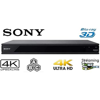 Amazon Com Sony X800 Uhd 2d 3d Sacd Wi Fi Dual Hdmi 2k 4k Region Free Blu Ray Disc Dvd Player Pal Ntsc Usb 100 240v 50 60hz For
