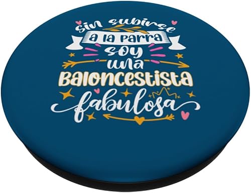 Miniatura 2 de Una Baloncestista Fabulosa Divertido Mujer Baloncesto PopSockets Standard PopGrip