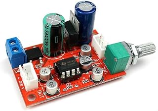 NE5532 Op Amp Preamplifier Board with Volume Potentiometer Single Power Supply
