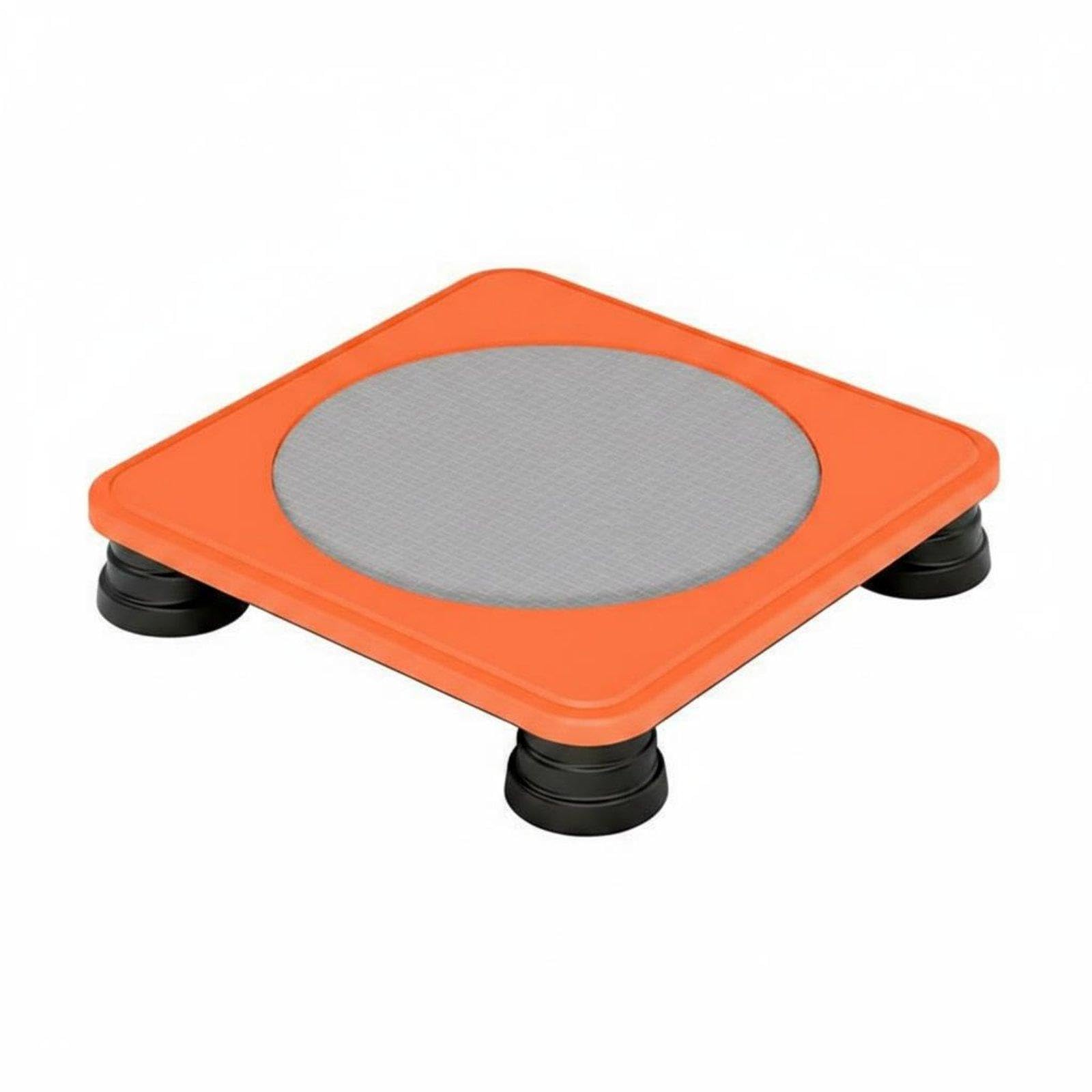 Kids Mini Trampoline Compact Folding Mini Trampoline Indoor Workout Children Jumping Bed Orange-image-5