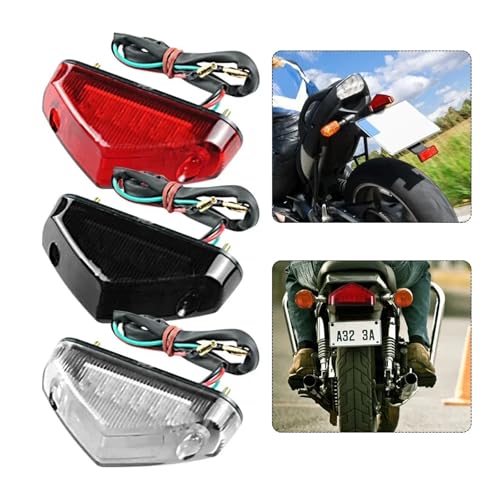 Feu stop arrière à LED 12V résistant aux vibrations de moto - 6