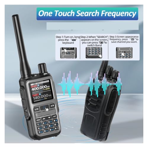 Walkie Talkie con programación Bluetooth multibanda y copia inalámbrica 6