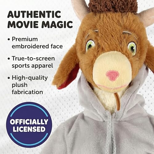 Image of Jay Franco Space Jam Goat 22 Inch Plush Stuffed Animal Pillow Buddy - Super Soft Microfiber, Machine Washable, Embroidered Details, Cozy Kids Gift for Space Jam Fans (Officially Licensed)