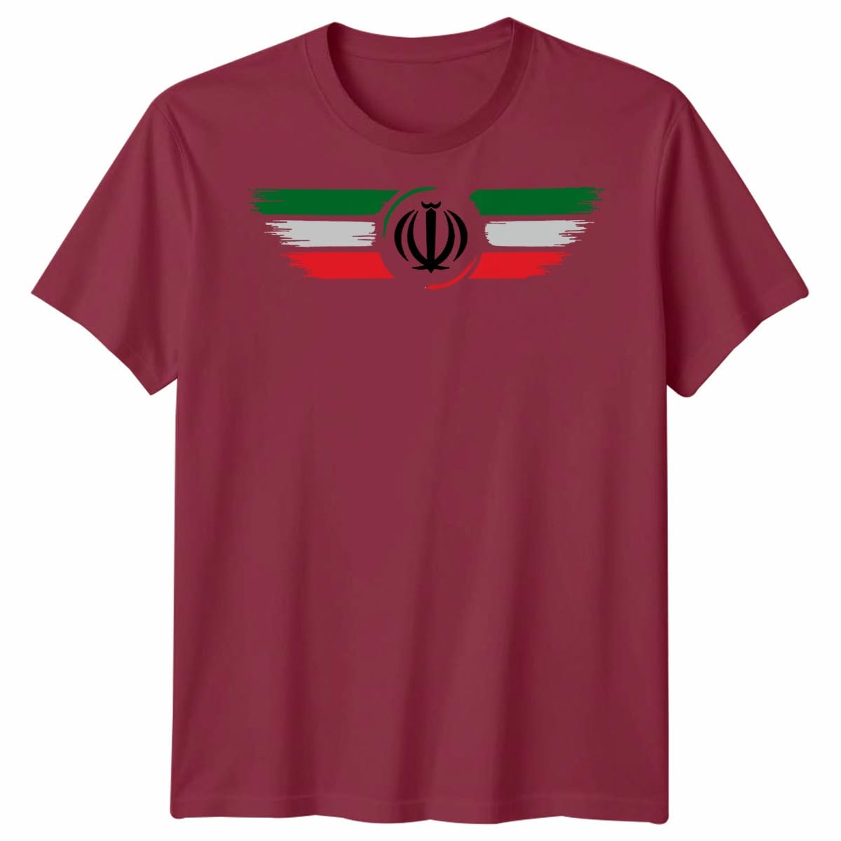 Iran Unisex Football T Shirt Soccer Fans Gift Game Day 2026 Flag Collection Iranian Mens Womens Tee Unisex 3XL Burgundy