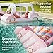 FUNBOY & Malibu Barbie Luxury Inflatable Golf Cart Summer Pool Float - Land or Water Inflatable with Cup Holder