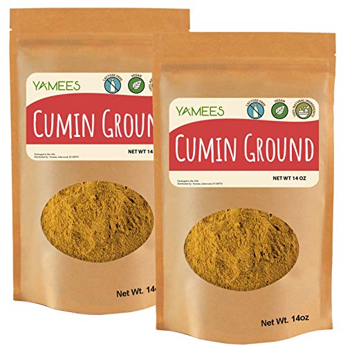 Yamees Cumin - 28 Oz (14 Oz Each) - Cumin Powder - Cumin Ground - Cumin Spice - Bulk Spices