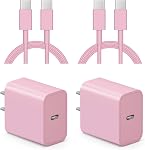 IPhone 16 15 Chargeur rapide [Apple MFi certifié] paquet de 3 20W USB C Bloc du chargeur mural 6FT USB Câble de chargeur C à C compatible avec iPhone 16/iPhone 15/iPro/Pro Max,Plaquette Pro,Plaquette Mini/Air4 Téléphones