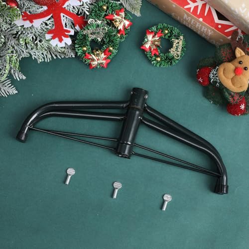 DOITOOL Christmas Tree Stand Artificial Stand Iron Metal Holder Base Bracket for Christmas Tree 3.2"-3.9", Pipe Diameter 0.7in by DOITOOL - Image 8