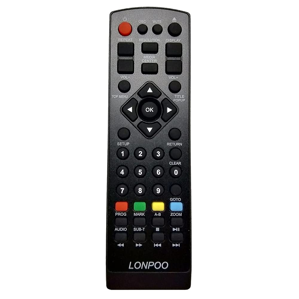 Lecteur DVD Blu Ray pour Téléviseur, LP-100 Lecteur CD Multizone Système PAL NTSC Intégré avec Sortie Coaxiale AV HDMI Entrée USB, Prend en charge le disque Blu-ray de la région 2
