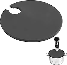 Sous Vide Lid for Precision Cooking Sous Vide Precision Cooker Fits Up to 10.5" Pot, Prevent Water Evaporation and Retain Flavor for Stock,Sous Vide Silicone Lid Accessories for Stock Pots(Grey)