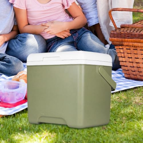 Coffre à glace réutilisable et étanche de 13,8 L avec poignée
