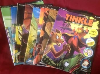 Paperback Assorted Tinkle magazines - Pack of 9 magazines(Feb2010-Oct 2010) Book