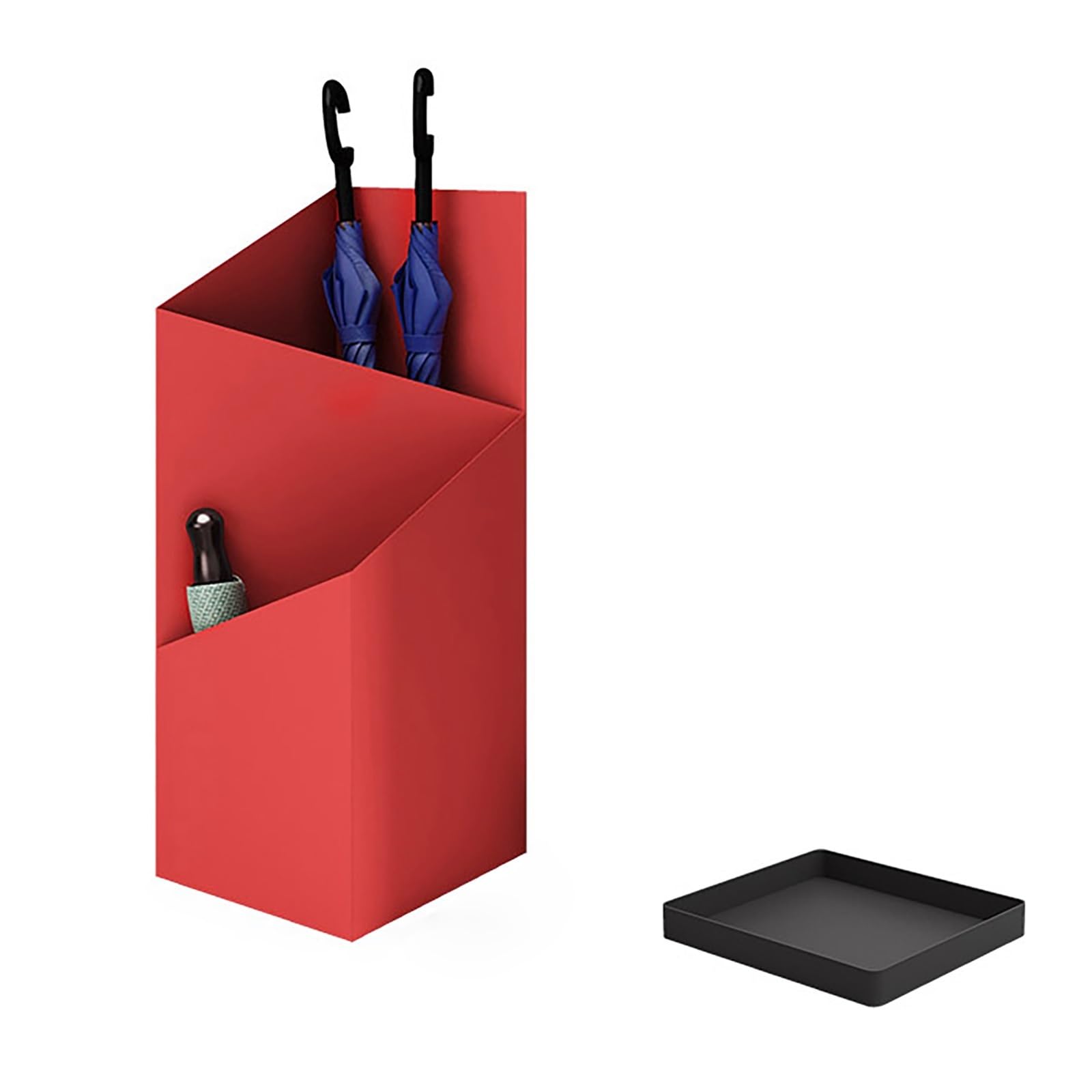 BHFPFZA ful Umbrella Holder with Large Storage Capacity and Integrated Water Tray Ideal for Entryways and Various Settings (Multiple Colors Available)