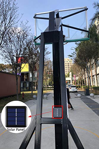 Scoteep Solar Led Basketball Hoop Lights, Led Basketball Rim Light Ideal For Kids Adults Parties And Training Waterproof 8 Modes Multicolor For Playing At Night Outdoors #TOP7