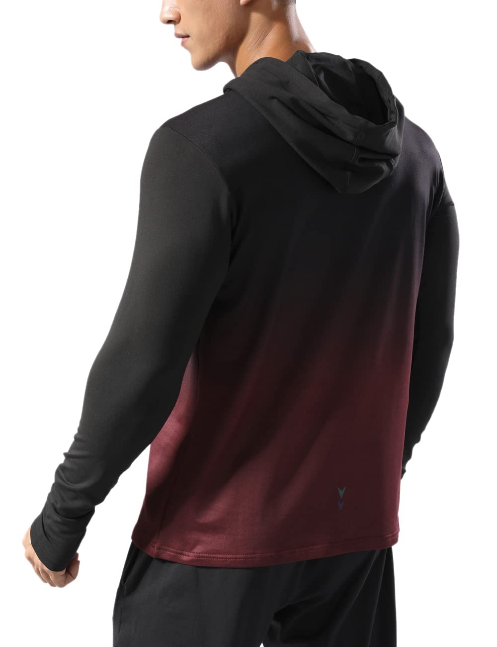Muscle Alive Uomo Foderato Termico Felpa con Cappuccio Atletica Maglione Manica Lunga Allenamento Running Hoodies