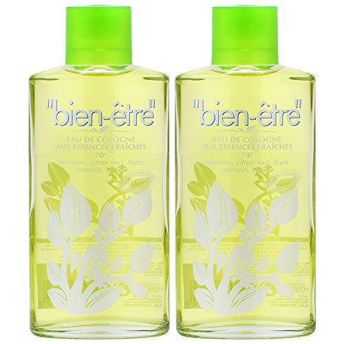 BIEN-ETRE Eau De Cologne Aux Essences Fraiches 250ml (Pack of 2)