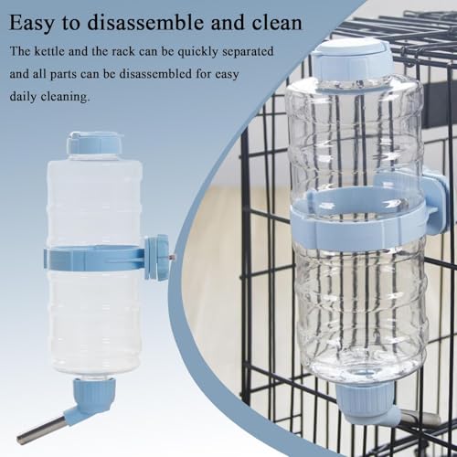 Botella de agua para hámster de 946 ml desmontable para tanque 8
