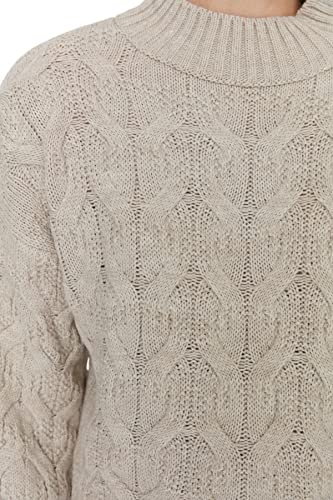 TRENDYOL Damen Regular Fit Basic Stehkragen Strickpullover Sweatshirt - Image 5