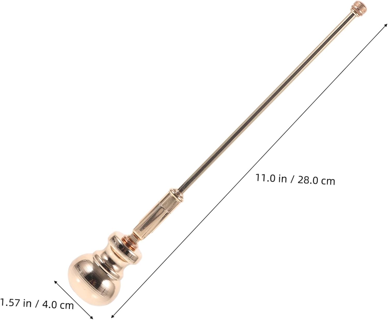 SOLUSTRE 3pcs Candle Snuffer Handle Elegant Flame Extinguisher for Scented Candles Decorative Wick Snuffer Accessory for Home Prevents Smoke