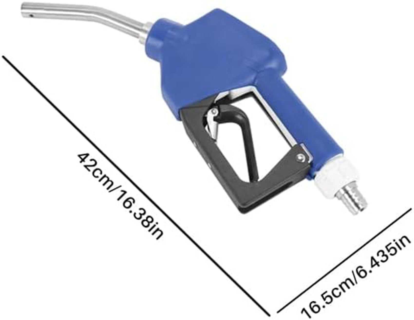 Jevina Boquilla automática 3/4 NPT DEF/AdBlue de acero inoxidable con bomba DEF giratoria,Pistola de combustible automática,Boquilla manual/automática, enrollador
