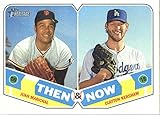 2018 Topps Heritage Then and Now #TN-3 Clayton Kershaw/Juan Marichal Los Angeles Dodgers/San Francisco Giants Baseball Card